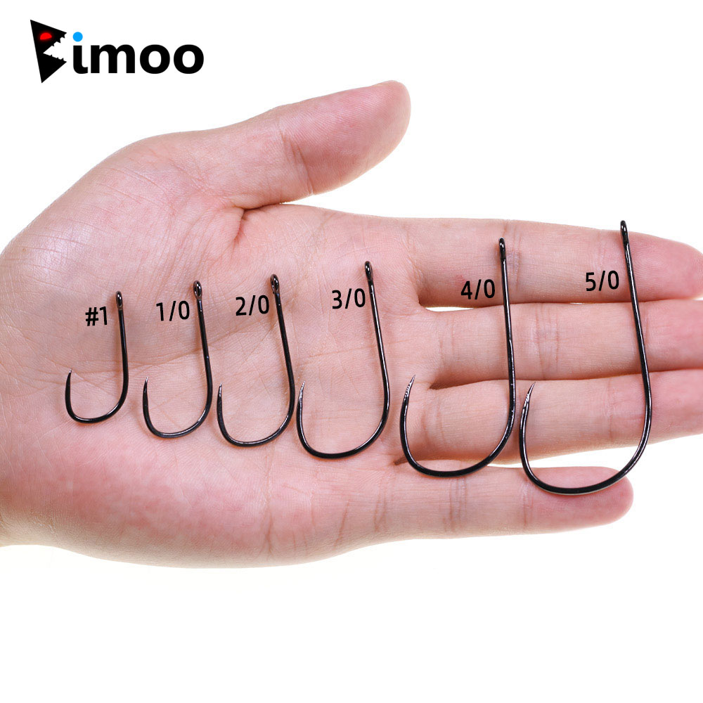 Fishing Hook Barbless - 비무 20개입 # 1~5/0 바브리스 롱