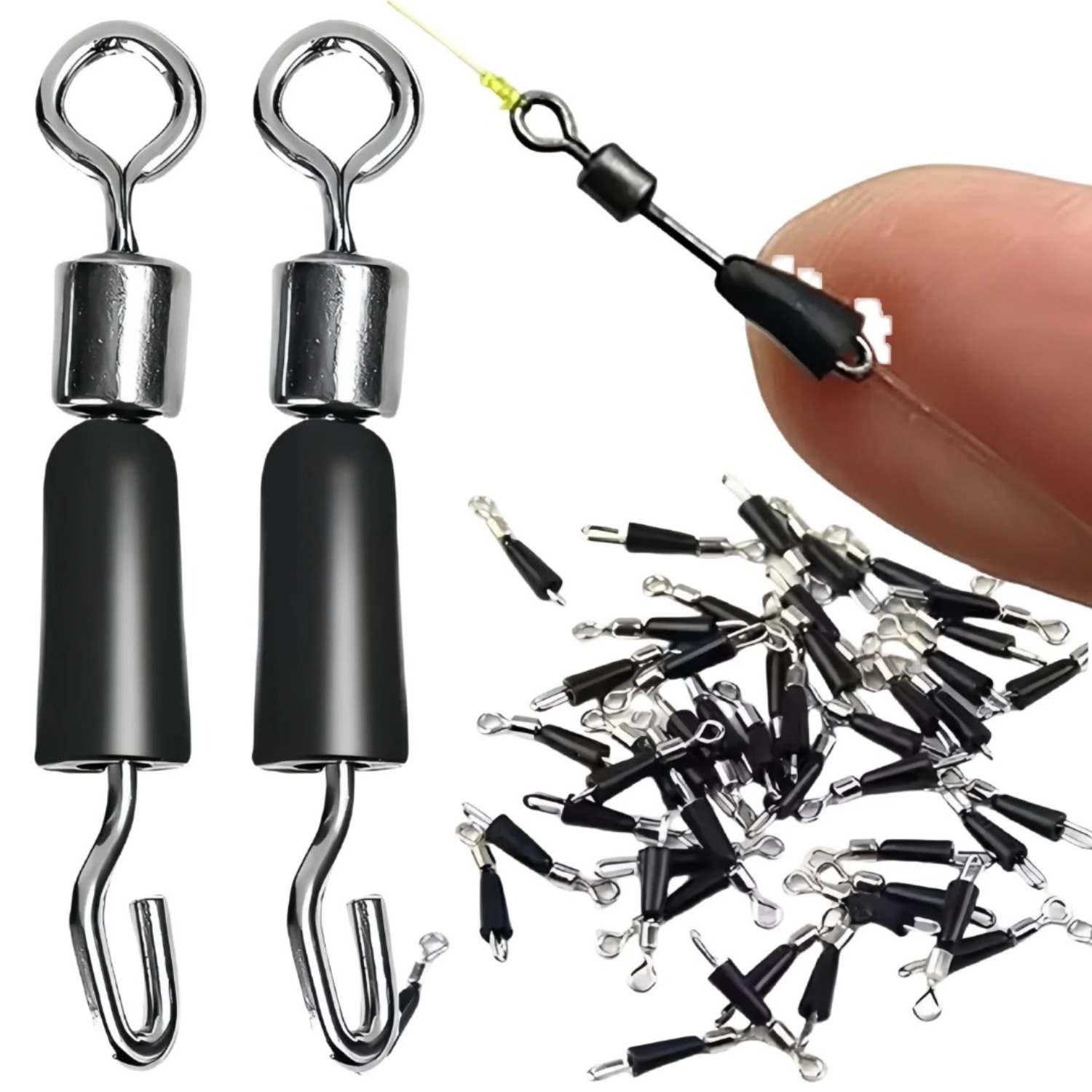 Fishing Hook Stainless Steel - 50개입 잉어 낚시 퀵 체인지 피더