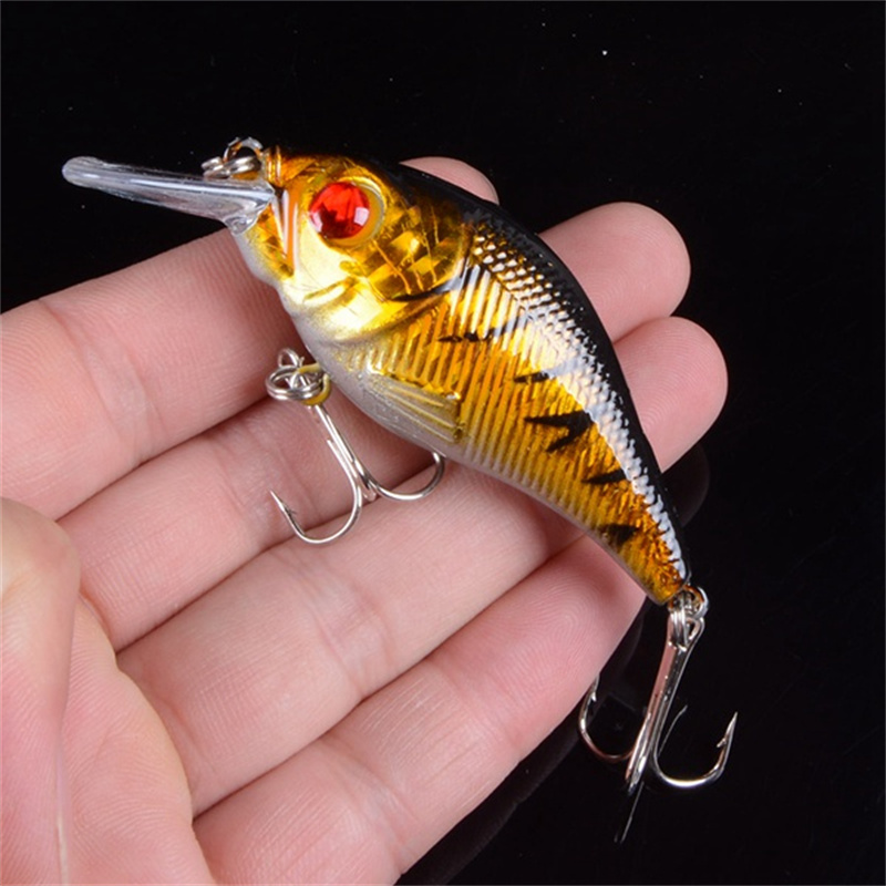 Fishing Hook Treble - 3D 눈 7.5cm 10.2g 하드 VIB