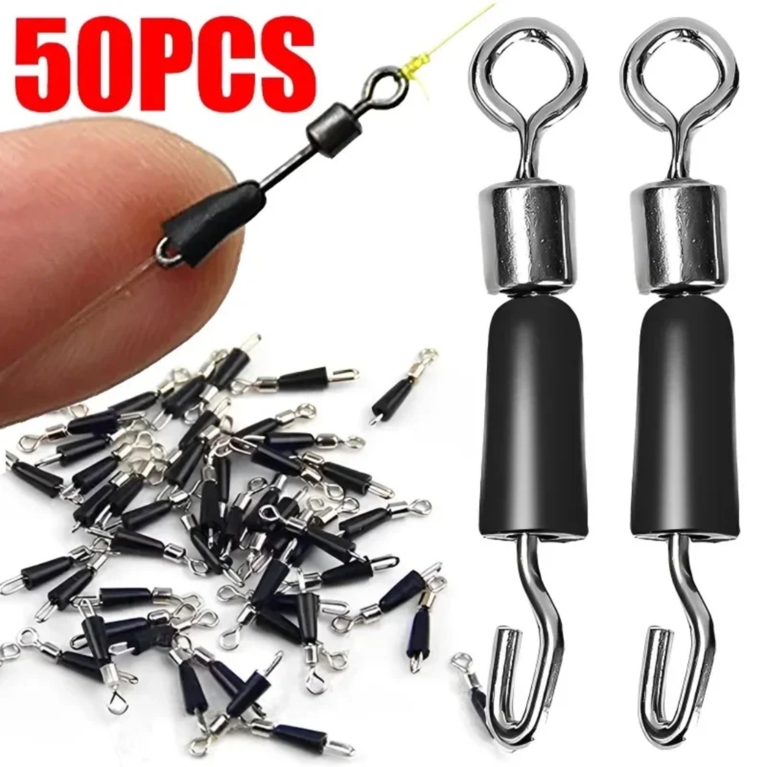 50개입 잉어 낚시 퀵 체인지 피더 스위벨 메소드 피더 - Fishing Hook Stainless Steel 리뷰 및 가격