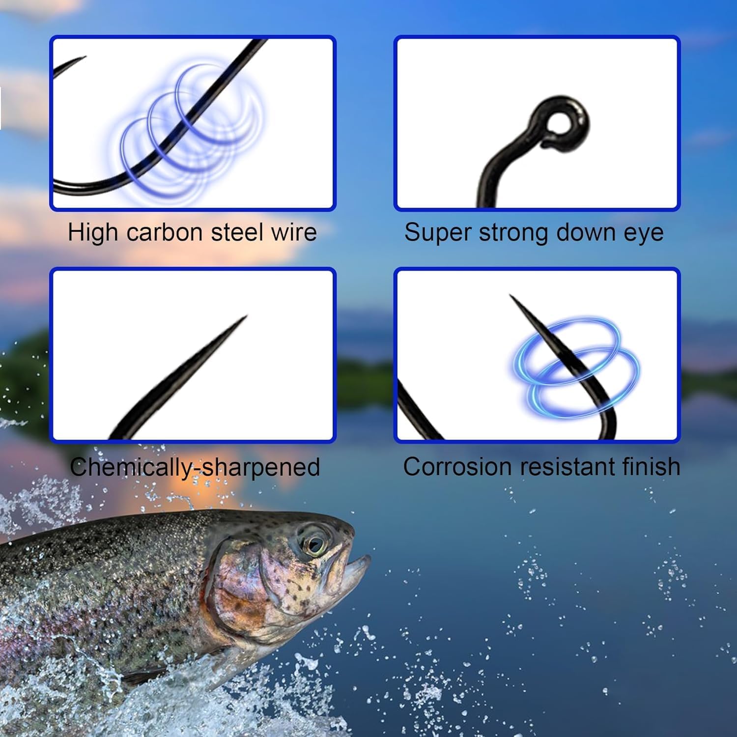 아벤틱 유펑 100개입 대회용 바브리스 플라이 훅 드라 - Fishing Hook Barbless 리뷰 및 가격