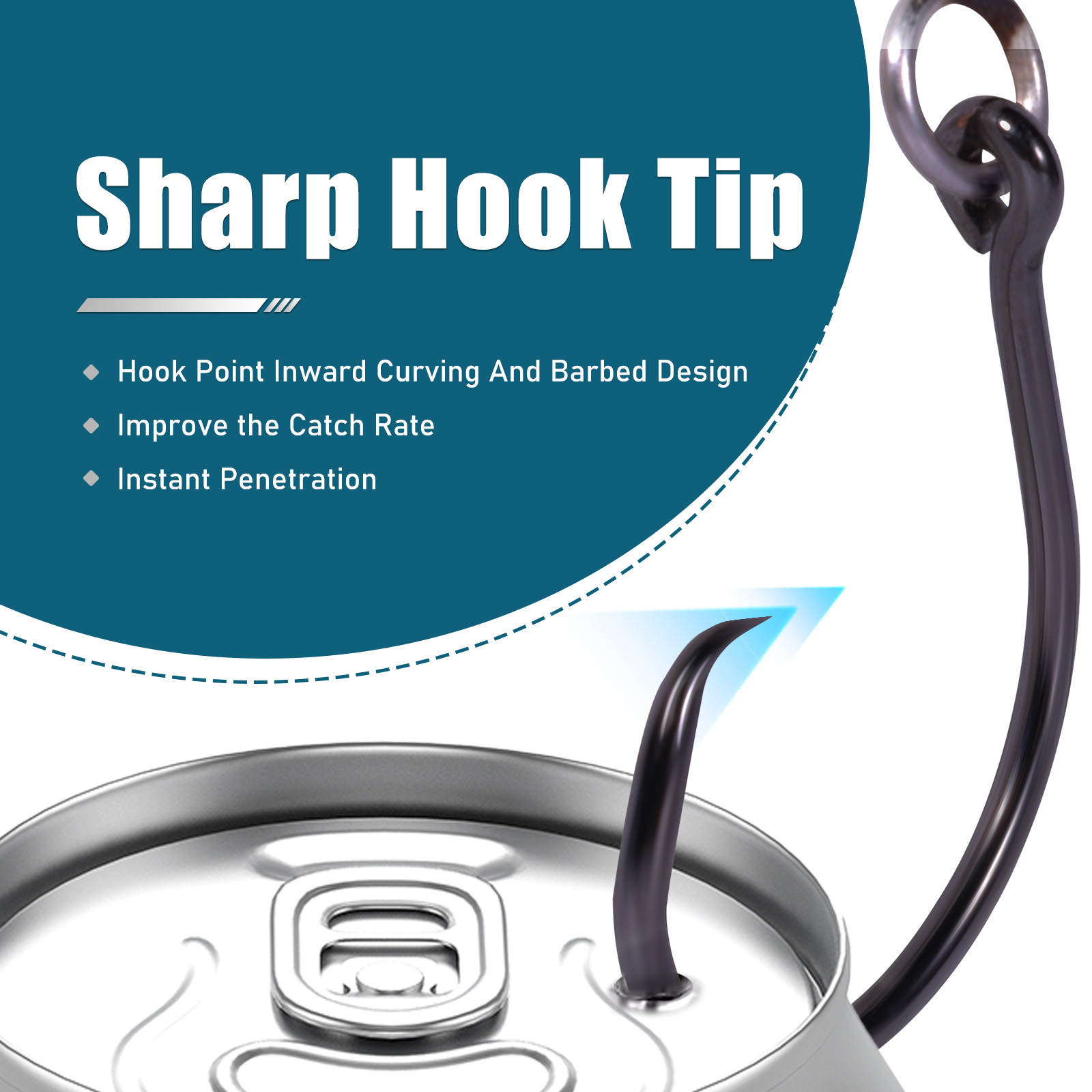9KM 원형 후크 링 눈으로 낚시 바닷물 메기 후크 라 - Fishing Hook Circle 리뷰 및 가격