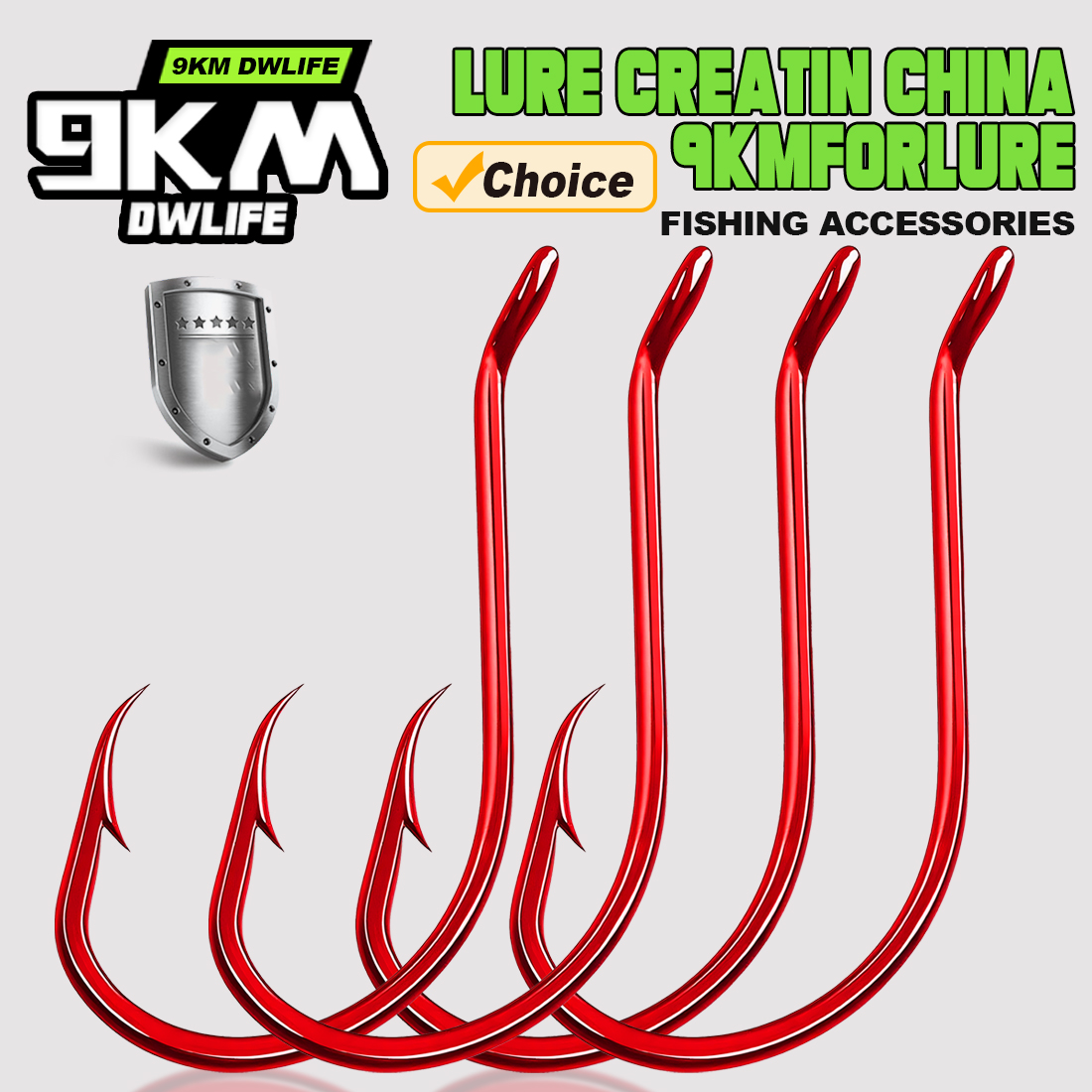 9KM 100Pcs 문어 후크 레드 엑스트라 스트롱 다 - Fishing Hook Assortment 리뷰 및 가격