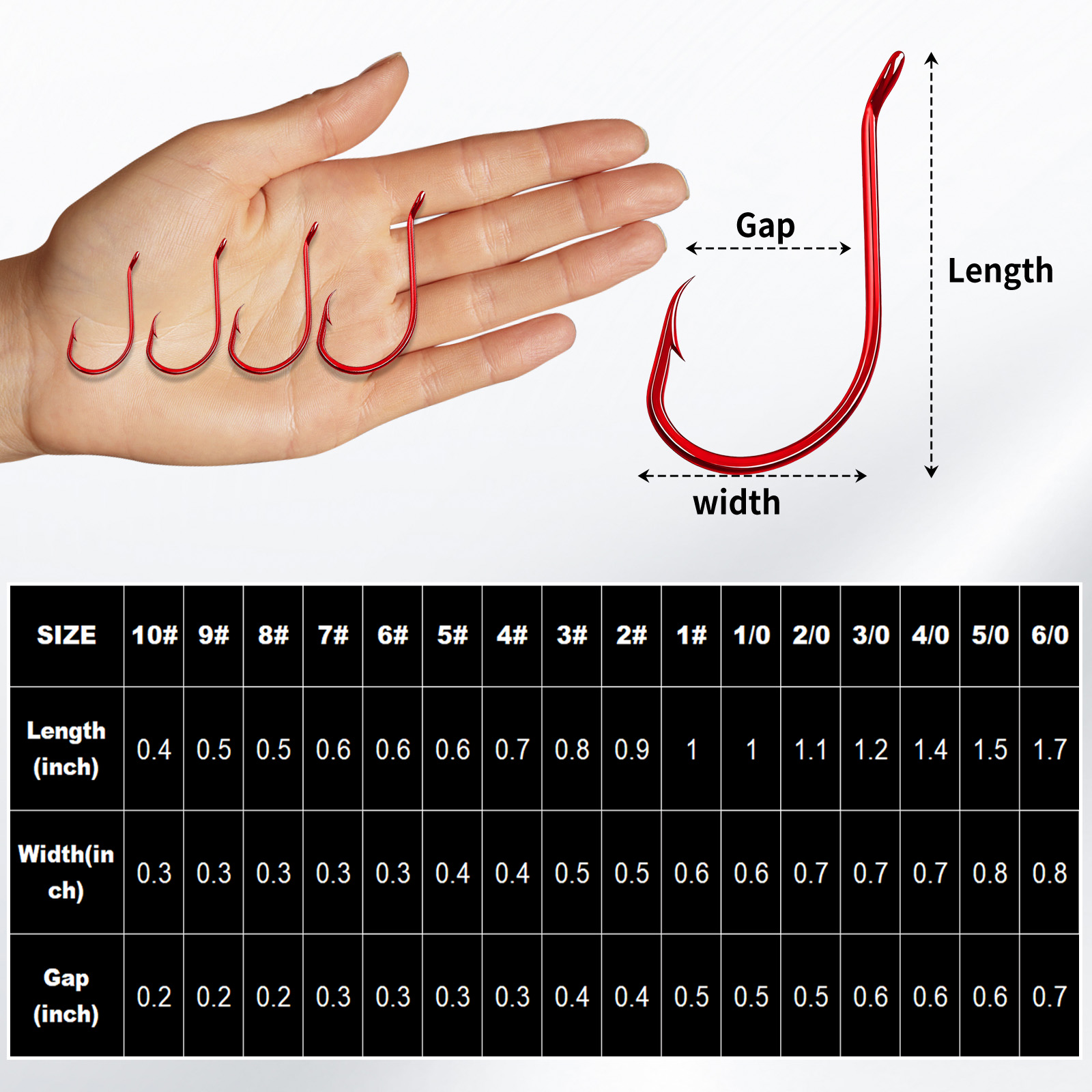 9KM 100Pcs 문어 후크 레드 엑스트라 스트롱 다 - Fishing Hook Assortment 리뷰 및 가격