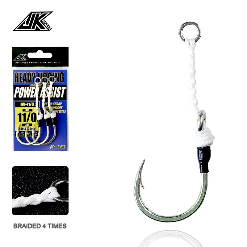 JK HV 헤비 어시스트 해상 낚시 4X 강력 지그 헤 - Fishing Hook Assortment 리뷰 및 가격