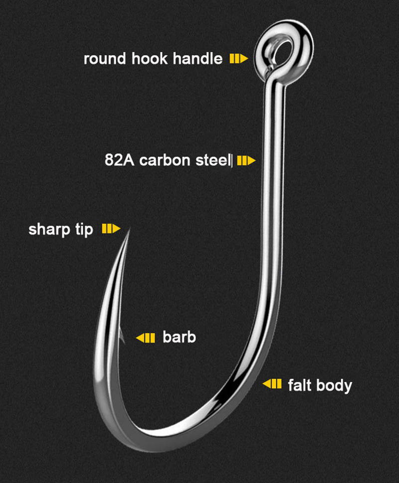 50개 낚시 바늘 미늘 달린 잉어 원형 바늘 바닷물용  - Fishing Hook Circle 리뷰 및 가격