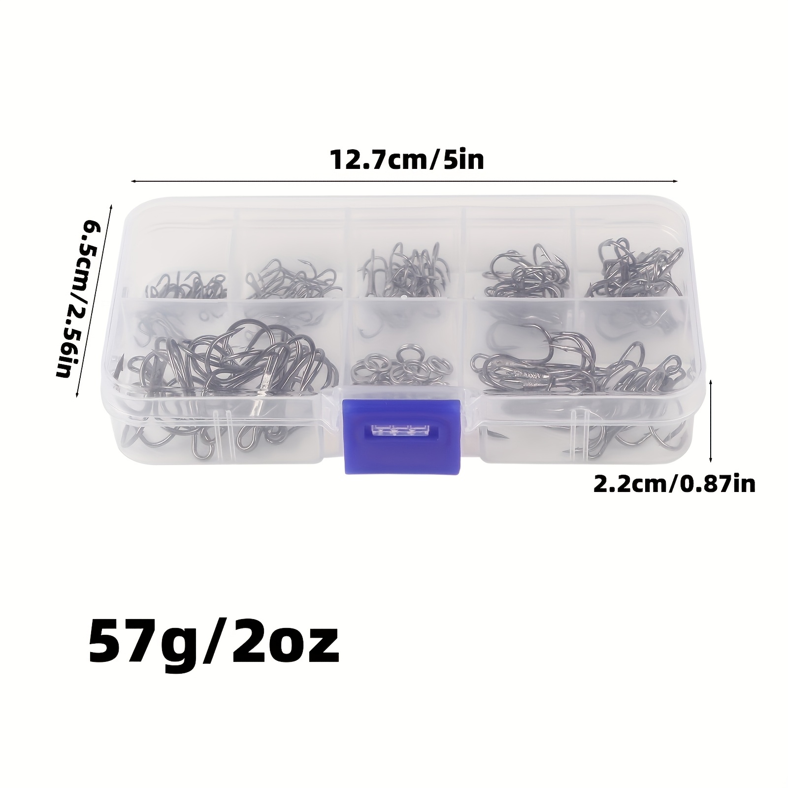 90개/세트 스플릿 링이 포함된 루어 트리플 훅 키트, - Fishing Hook Assortment 리뷰 및 가격
