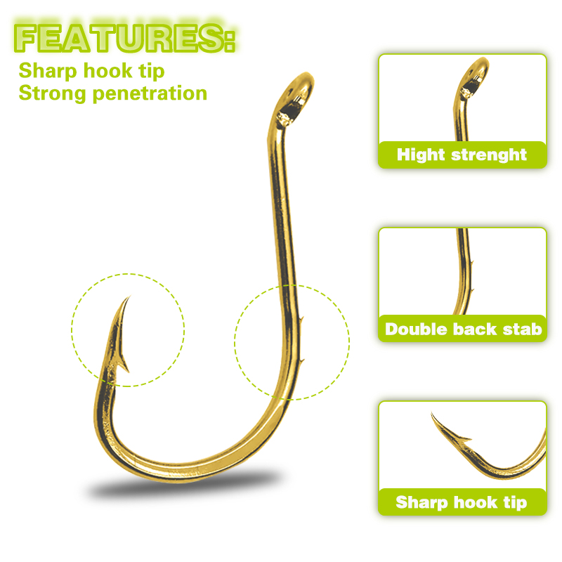 50pcs Fishing Octopus Hooks, S - Fishing Hook Circle 리뷰 및 가격